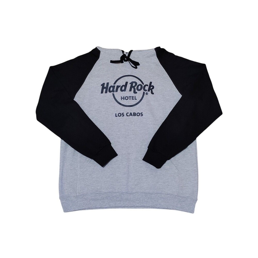 NWT Hard Rock Cafe Los Cabos Grey and Black Hoodie